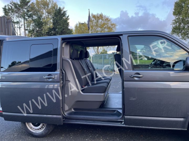 Commercial car Volkswagen Transporter Mini-bus 6.1 150CV L1H1 PROCAB 5 PLACES BOITE AUTOMATIQUE DOUBLE PORTE LATERALE CROCHET GRIS - 6