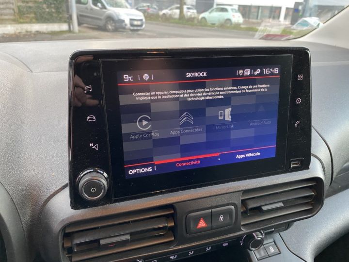 Commercial car Citroen Berlingo Other 1.5 BLUEHDI 130 VAN M 650 DRIVER - CAMERA DE RECUL - CARPLAY Blanc - 16