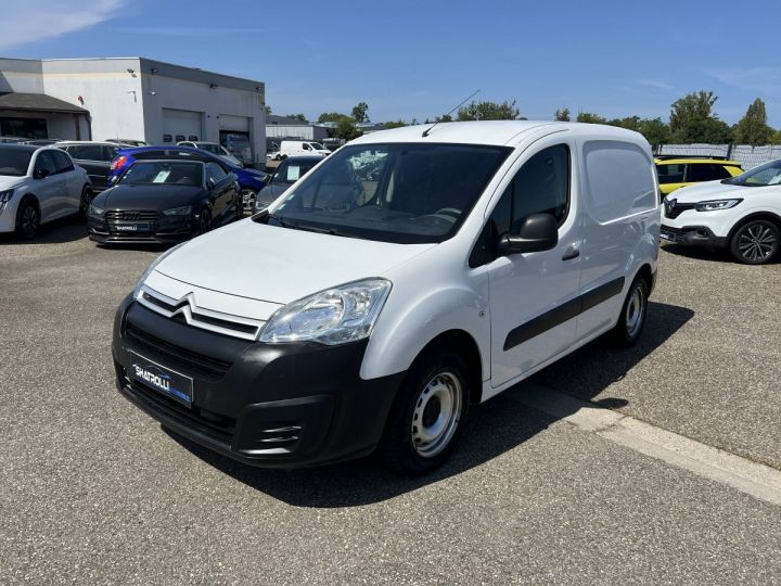 Commercial car Citroen Berlingo Other Citroën II 1.6 BlueHDi 75ch 3Places Clim Régulateur 9000€ H.T. TVA20% BLANC - 4