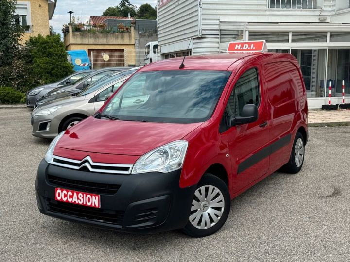 Commercial car Citroen Berlingo Other Citroën L1H1 1.6 BlueHDI 100 Cv Phase II GPS-Climatisation-Rangement Latérale Rouge - 1