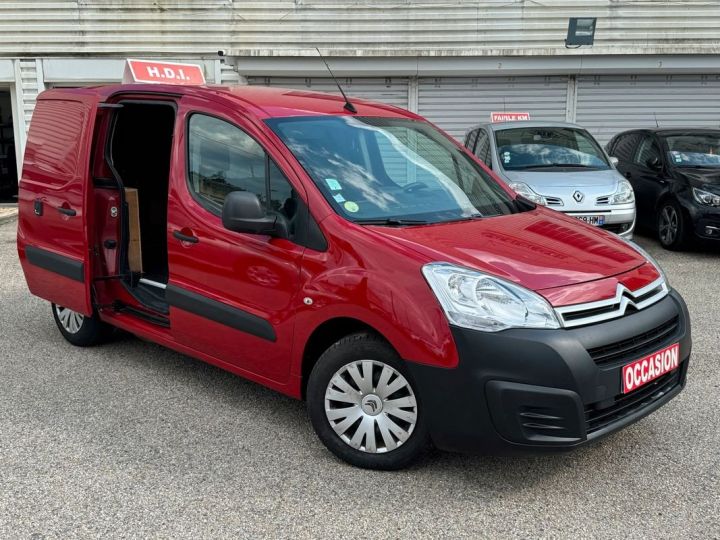 Commercial car Citroen Berlingo Other Citroën L1H1 1.6 BlueHDI 100 Cv Phase II GPS-Climatisation-Rangement Latérale Rouge - 2