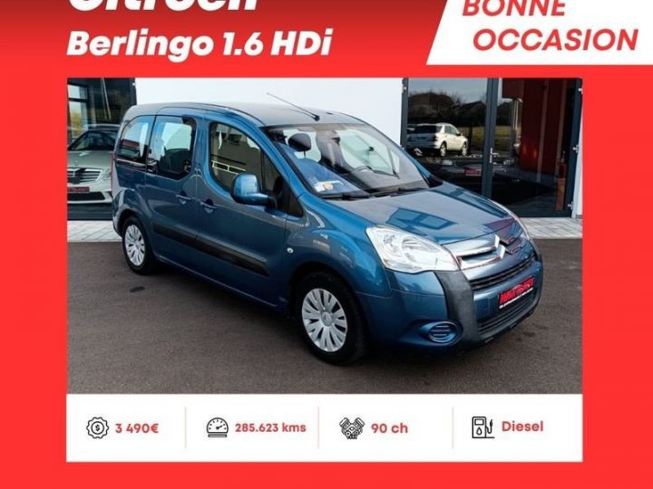 Commercial car Citroen Berlingo Other Citroën Multispace 1.6 HDi 16V 90ch Bleu - 1