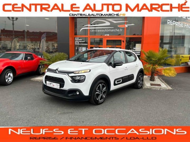 Commercial car Citroen C3 Other SOCIETE BLUEHDI 100 SetS BVM FEEL NAV Blanc - 1