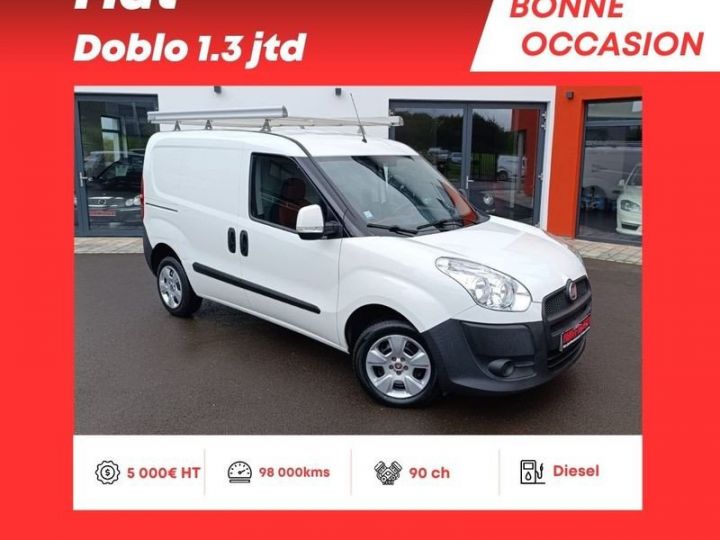 Commercial car Fiat Doblo Other 1.3 jtd multijet 90ch Boîte manuelle Blanc - 1