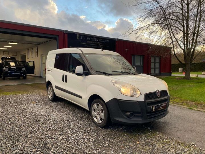 Commercial car Fiat Doblo Other 1.3 MULTIJET CLIM- CAMERA- BONNE ETAT- 2PLACES Blanc Métallisé - 3