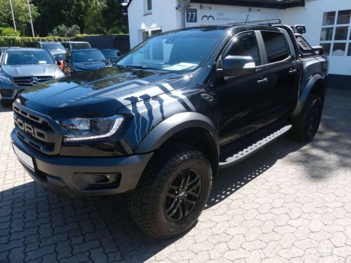 Commercial car Ford Ranger Other RAPTOR FULL BLACK FULL OPTIONS PREMIERE MAIN TVA RECUPERABLE GARANTIE NOIR - 1