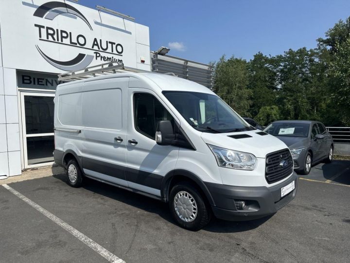 Commercial car Ford Transit Other 2.2 TDCi - 125 L2H2 Ambiente TVA RECUPERABLE + Clim + Attelage BLANC - 1