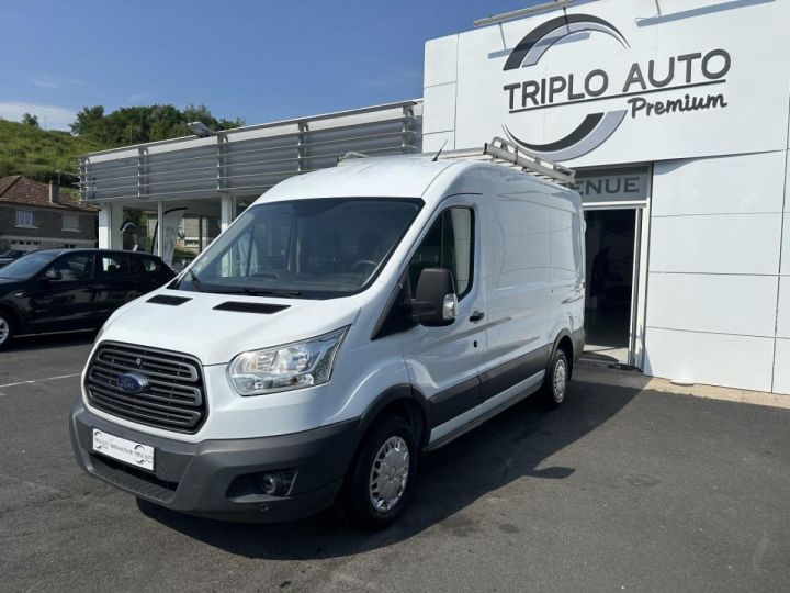 Commercial car Ford Transit Other 2.2 TDCi - 125 L2H2 Ambiente TVA RECUPERABLE + Clim + Attelage BLANC - 3