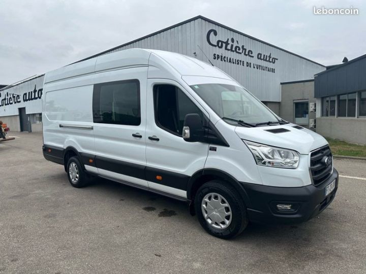 Commercial car Ford Transit Other 20990 ht fourgon l4h3 cabine approfondie 185cv Blanc - 1