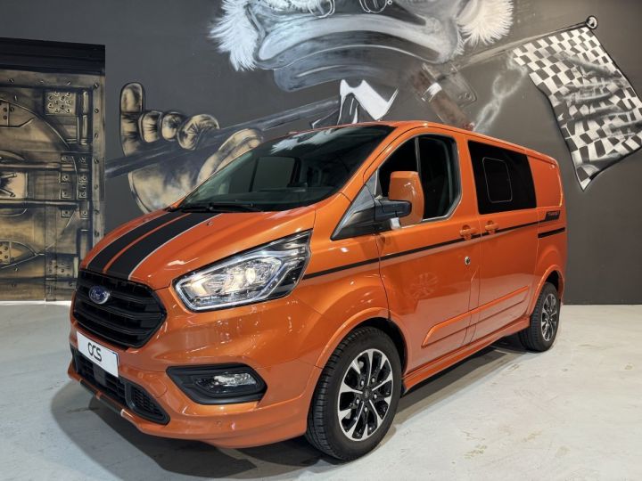 Commercial car Ford Transit Other Custom 2.0 170 320L1H1 AUTO CAB APP SPORT TVA RECUPERABLE Orange - 2