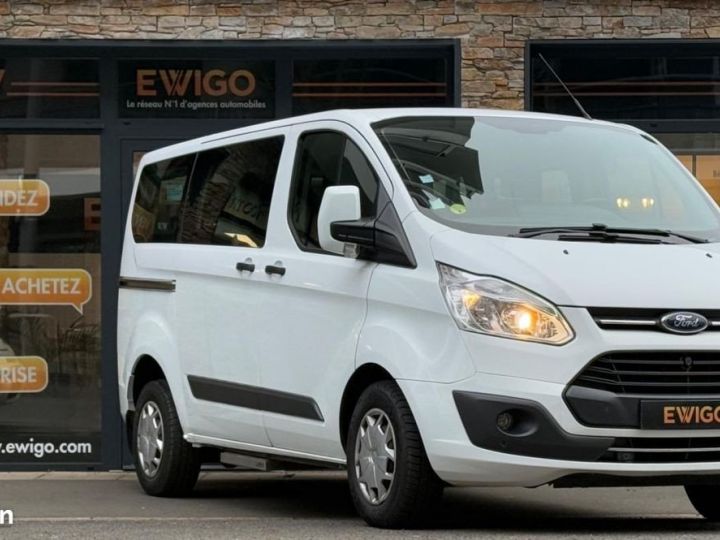 Commercial car Ford Transit Other Custom 9 places 2.0L TDCi 105CH Trend Business Blanc - 1