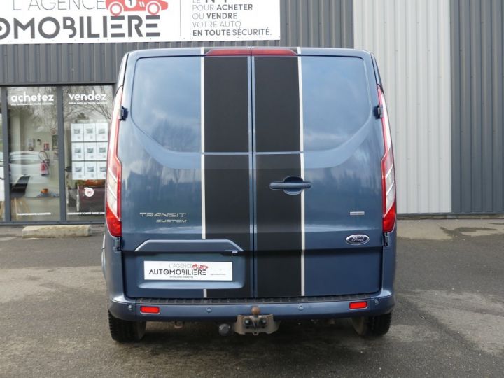 Commercial car Ford Transit Other Custom Fg L1H1 170 CV SPORT BVA Bleu - 4