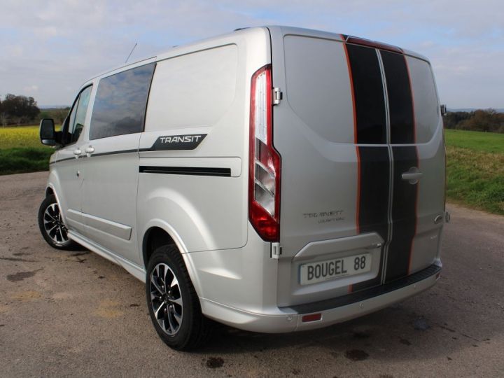 Commercial car Ford Transit Other CUSTOM L1H1 2.0 DIESEL 170 CV 5 PLACES GPS 3D CAMÉRA FULL LED USB RE JA 17 BOITE AUTO Gris Titane - 3