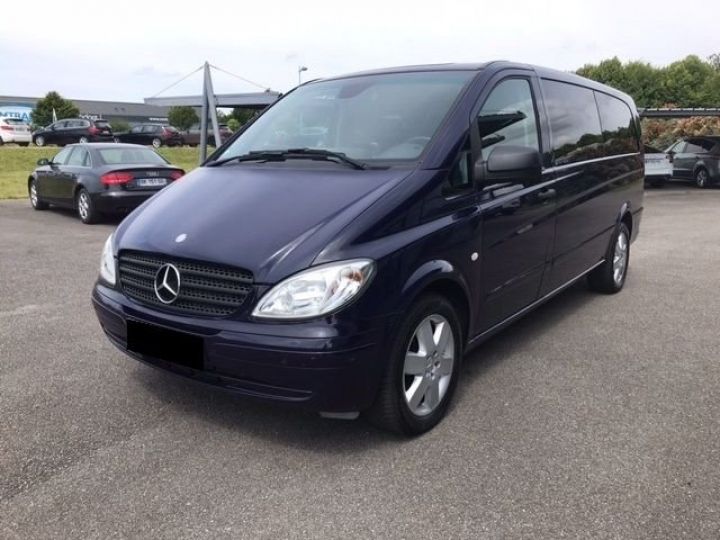 Commercial car Mercedes Vito Other 120 CDI COMBI EXTRA-LONG 8 PLACES BVA Bleu Fonce - 1