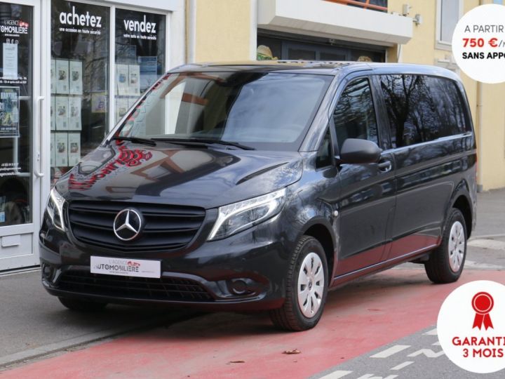 Commercial car Mercedes Vito Other 2.0 114 CDI Mixto Compact Base 9G-TRONIC (TVA Récupérable, 1ère main, Suivi Mercedes...) Gris - 1