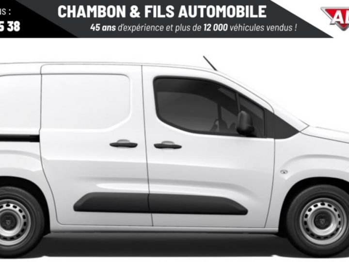 Commercial car Peugeot Partner Other FOURGON NOUVEAU M 650 KG BLUEHDI 100 S BVM6 prix HT Blanc - 3