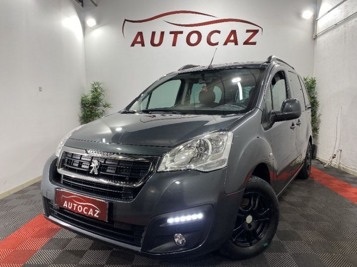 Commercial car Peugeot Partner Other TEPEE 1.6 BlueHDi 120ch SetS BVM6 SHINE +2018+68000KMS+CAMERA Grise - 1