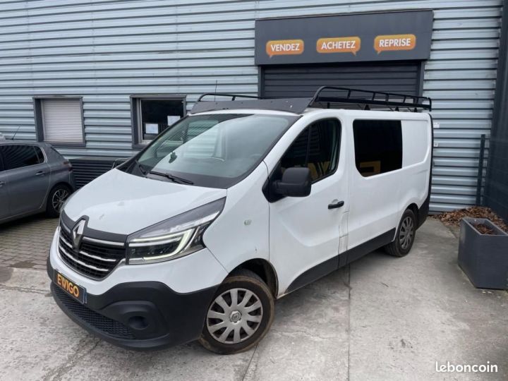 Commercial car Renault Trafic Other 6 PLACES L2H1 120ch 2.0 DCI CABINE APPROFONDIE GALERIES DE TOIT + ECHELLE Blanc - 15