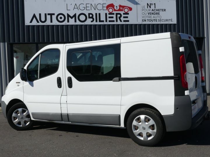 Commercial car Renault Trafic Other CABINE APPROFONDIE 6 PLACES Phase 2 L1H1 1200kg 2.0 dCi 16V FAP 115 cv Blanc - 3