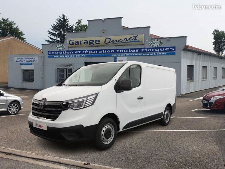 Commercial car Renault Trafic Other Van L1H1 Advance + Caméra Cloison Trappe 2T8 Blue DCI 130 Leasing Blanc - 1