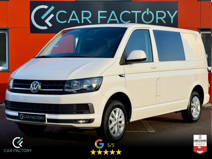 Commercial car Volkswagen Transporter Other T6 2.8T 2.0 TDI 150 DSG 5Places Procab Attelage GPS Caméra Garantie 1an BLANC - 1