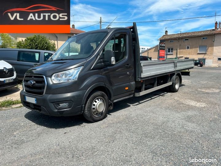 Commercial car Ford Transit Platform body Plateau Long 2.0 TDCI 130 cv Année 2020 Pour Marchand ou Export Gris - 2