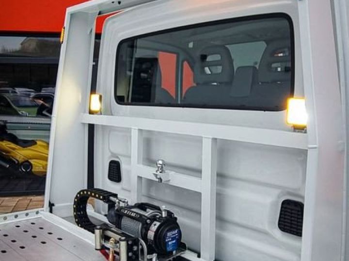 Commercial car Iveco Daily Platform body 35S16 Nouveau modèle 2025 160ch porte voiture neuve plateau coulissant Blanc - 4