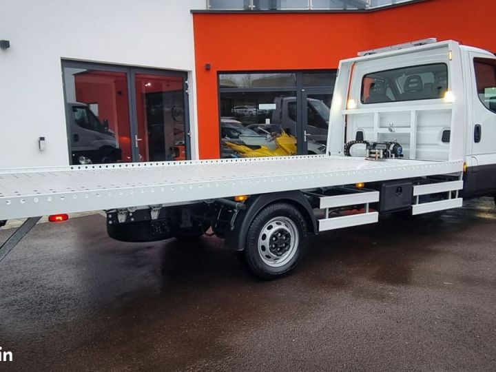 Commercial car Iveco Daily Platform body 35S16 Nouveau modèle 2025 160ch porte voiture neuve plateau coulissant Blanc - 5