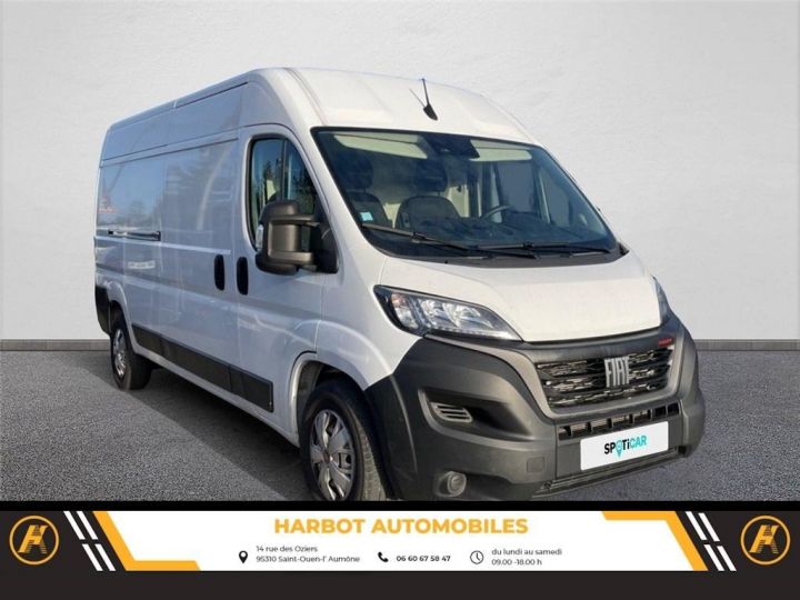 Commercial car Fiat Ducato Steel panel van fourgon Tole 3.3 l h2 h3-power 160 ch bva pro lounge Blanc, Autre, Blanc - 3