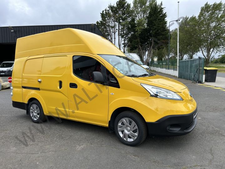 Commercial car Nissan NV200 Steel panel van E-NV200 VOLTIA 40Kwh REHAUSSÉ / MESSAGERIE PORTE LATÉRALE JAUNE - 2