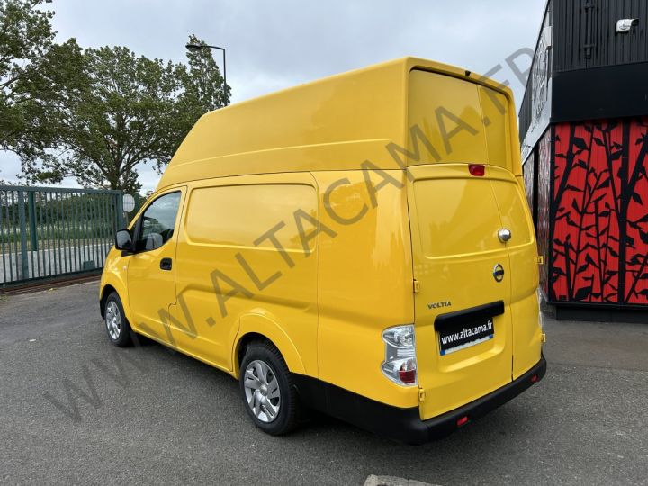 Commercial car Nissan NV200 Steel panel van E-NV200 VOLTIA 40Kwh REHAUSSÉ / MESSAGERIE PORTE LATÉRALE JAUNE - 3