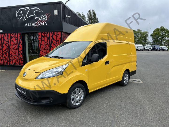 Commercial car Nissan NV200 Steel panel van E-NV200 VOLTIA 40Kwh REHAUSSÉ / MESSAGERIE PORTE LATÉRALE JAUNE - 10