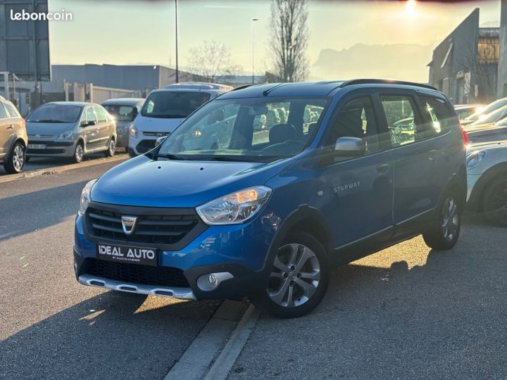 Dacia Lodgy 1.2 tCe 115ch Stepway 1ère Main Bleu - 1