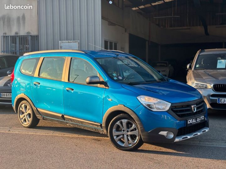 Dacia Lodgy 1.2 tCe 115ch Stepway 1ère Main Bleu - 4