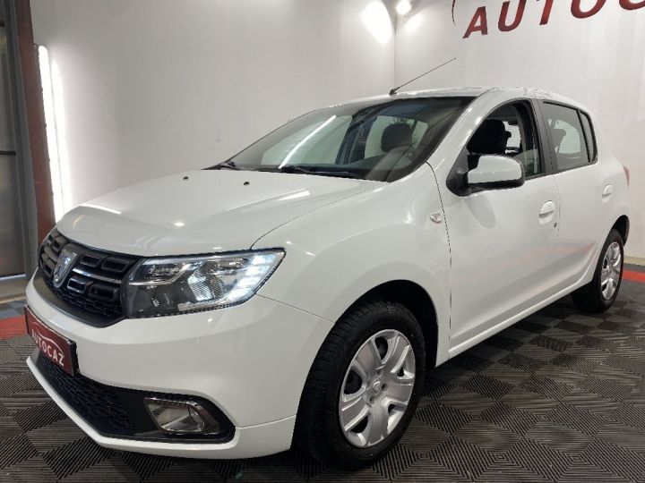 Dacia Sandero SCe 75 Lauréate +66000KM+2018 Blanc - 3