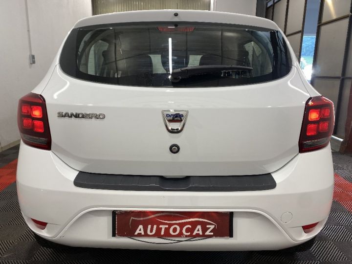 Dacia Sandero SCe 75 Lauréate +66000KM+2018 Blanc - 7