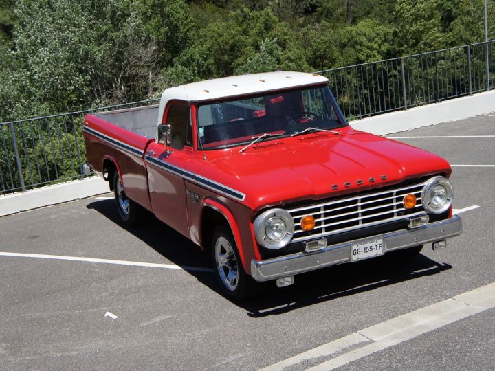 Dodge D Series DODGE D200 V8 6.3L PICK-UP 1967 RESTAURE COMPLETEMENT!!!!!! Rouge - 5