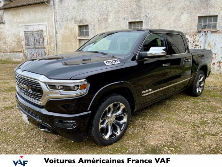 Dodge Ram EN STOCK LIMITED CREWCAB/RAMBOX/MULTITAILGATE/ETORQUE/HYBRIDE/PAS D’ECOTAXE/TVS/TVA RECUPERABLE  Diamond Black Crystal Vendu - 1