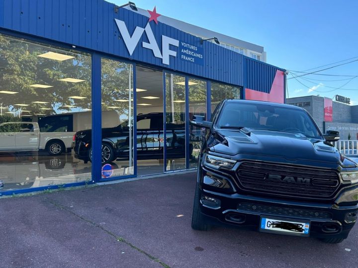 Dodge Ram LIMITED NIGHT EDITION – CAMERA 360° - SUSPENSION PNEUMATIQUE- Rambox -Ridelle Multifonction- PACK ADG-V8 5,7L De 401 Ch-Pas D’écotaxe -Pas TVS - TVA Noir Occasion - 1