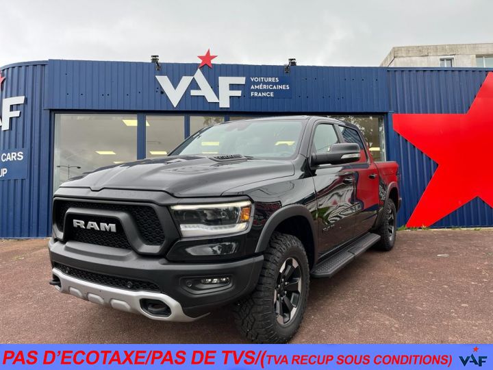 Dodge Ram Rebel GT E-torque – CAMERA 360° - SUSPENSION PNEUMATIQUE- Rambox -Ridelle Multifonction- PACK ADG-V8 5,7L De 401 Ch-Pas D’écotaxe -Pas TVS - TVA Récup Noir Métal Neuf - 1