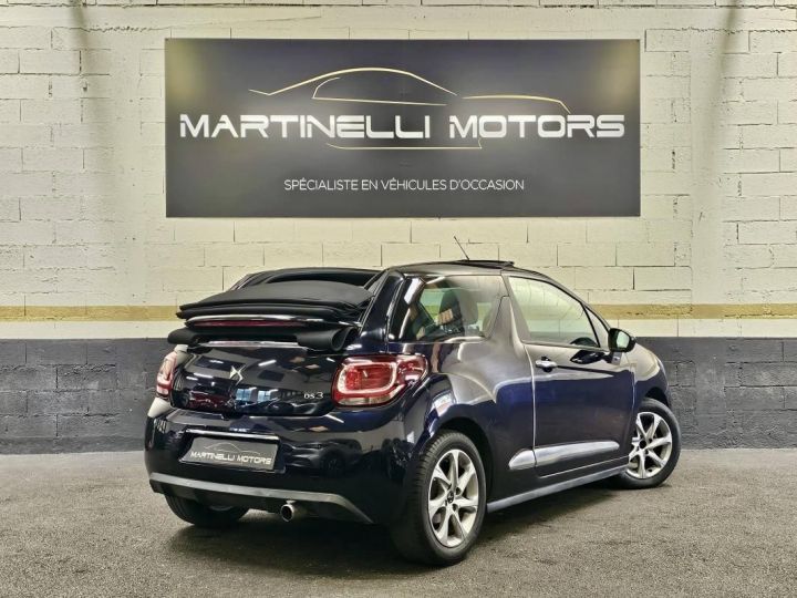 DS DS 3 Cabrio PureTech 110ch So Chic Automatique Bleu - 3