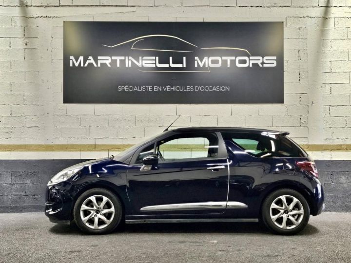 DS DS 3 Cabrio PureTech 110ch So Chic Automatique Bleu - 5