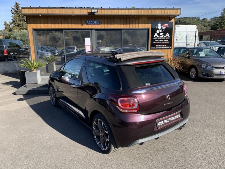DS DS 3 DS3 Cabrio 1.6 THP 16V - 155  CABRIOLET Sport Chic PHASE 1 Violet - 4
