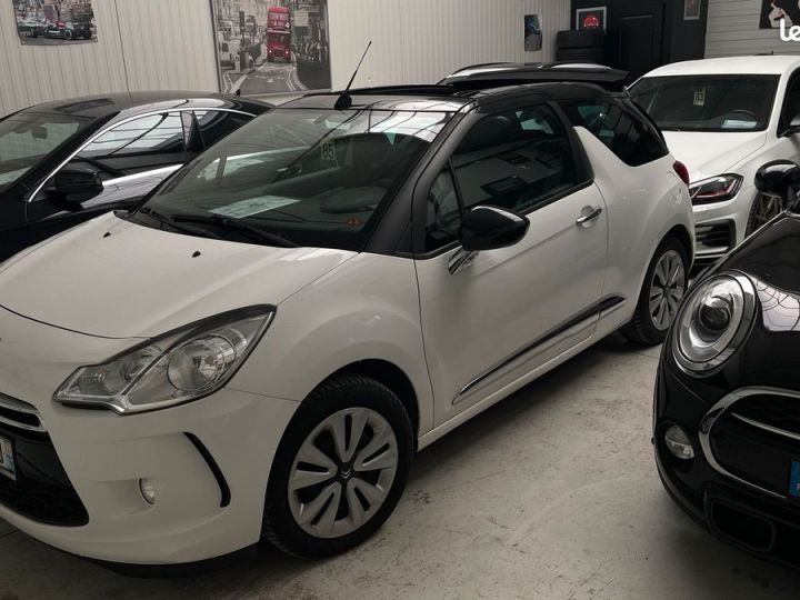 DS DS 3 DS3 cabriolet 1.2 essence 91500 KM Blanc - 2