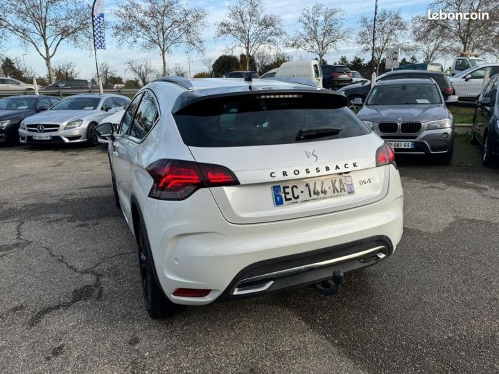 DS DS 4 CROSSBACK ds4 2.0 bluehdi 180 ch s&s eat6 sport chic blanc nacre -attelage camera- full led Blanc - 5