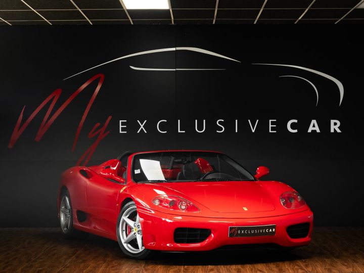 Ferrari 360 Modena Spider F1 - Origine FRANCE (POZZI) - Entretien Annuel Effectué 07/2022 - Distribution Neuve - Embrayage 2.000 Kms - Garantie 12 Mois Rouge (rosso Corsa) - 2