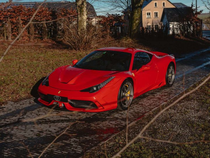 Ferrari 458 Speciale- ROSSO SCUDERIA- 1 OWNER-Perfect history Rouge - 1