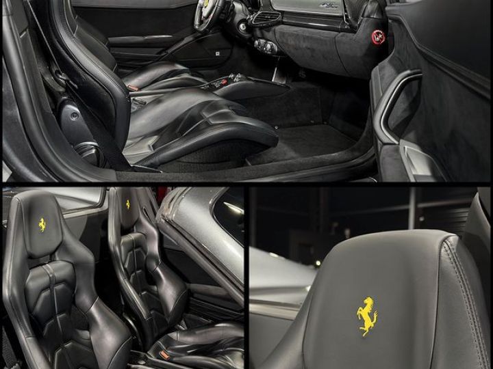 Ferrari 458 Spider 4.5 V8 570 – 1°Main Française Carbone Baquets Lift LEDs JBL 1498EMOIS Gris - 8