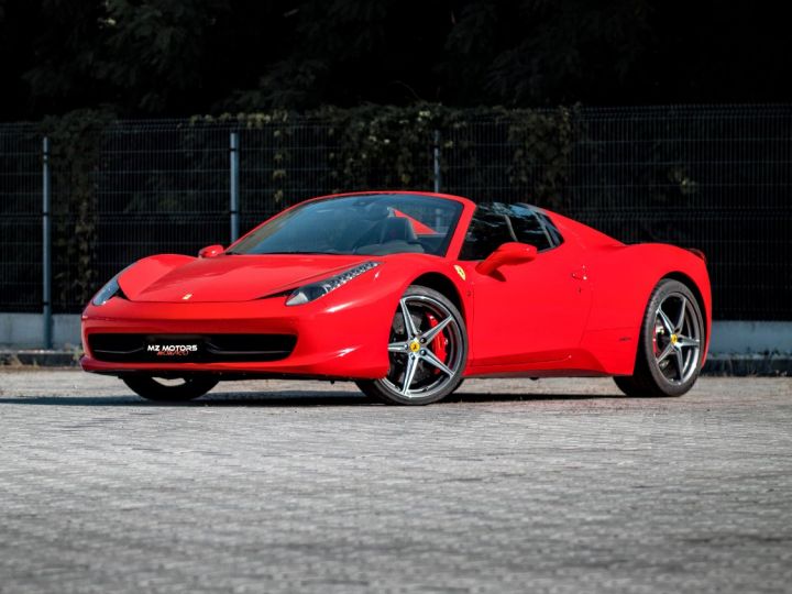 Ferrari 458 SPIDER 570 CV - Full Carbone - 7800 Km - COLLECTOR Rosso Scuderia Occasion - 8