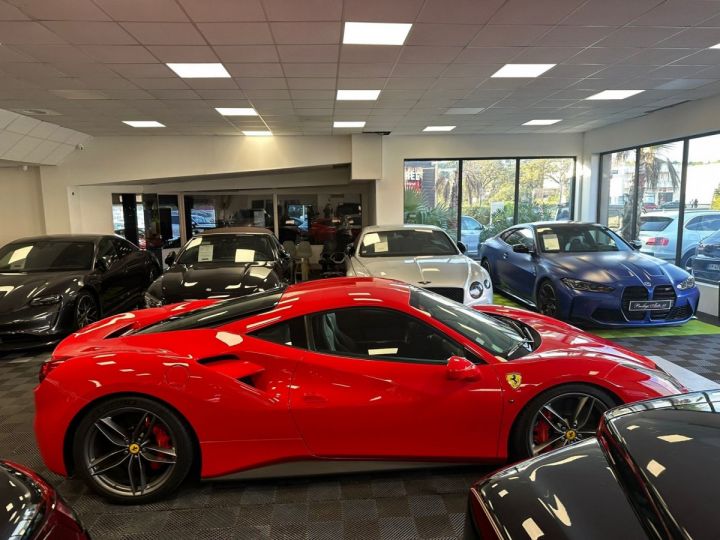 Ferrari 488 GTB Sieges Racing Lift JA 20 Volant Led Carbon Ligne Akrapovic LOA : 1 730 euros par mois Rouge - 2